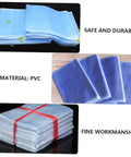 Jumbo Clear Shrink Bags For Poultry 25x18cm Heat Shrink Film With Sealer Perfect For Chickens, shown stacked with PVC material.