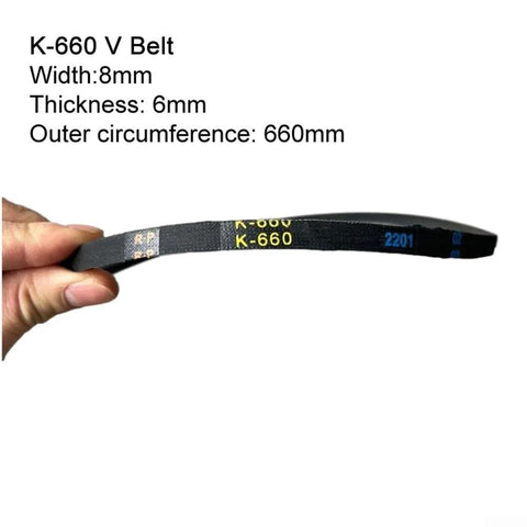 Aluminum Pagoda Pulley Wheel Set For Benchtop Drill Press With Four And Five Step V Belt shown with 660mm belt length.