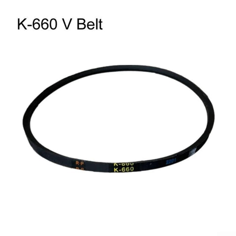K-660 V Belt for Aluminum Pagoda Pulley Wheel Set for Benchtop Drill Press with Four and Five Step V Belt