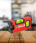 Heavy Duty Magnetic Toolbox Level With V Groove And Dual Readout Vials VPA Certified For Quick Accurate Alignments Kapro 771M
