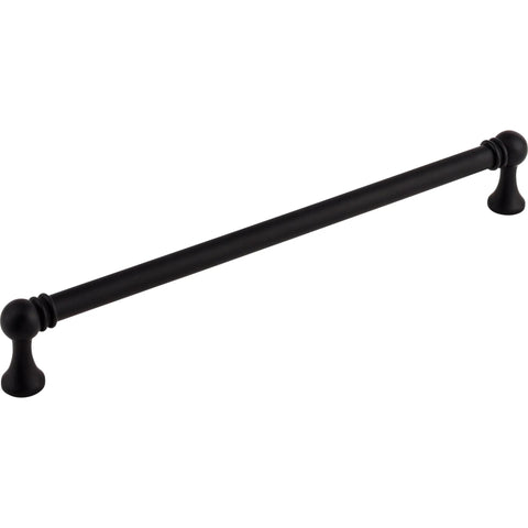 Kara Serene Series Center To Center Handle Cabinet Pull In Honey Bronze Finish, Overall Length 9.44 Inches, side view