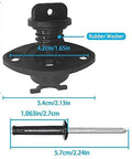 Heavy Duty Kayak Drain Plug Kit With Screws For Scupper Plugs And Boat Gear, 25mm Outside Diameter, Rubber Gasket Sealed Bung Set