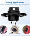 Heavy Duty Kayak Drain Plug Kit With Screws For Scupper Plugs And Boat Gear, 25mm Outside Diameter, 1 Inch Fit, Rubber Gasket Sealed Bung Set