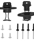 Heavy Duty Kayak Drain Plug Kit With Screws For Scupper Plugs And Boat Gear, 25mm Outside Diameter, 1 Inch Fit, Rubber Gasket Sealed Bung Set