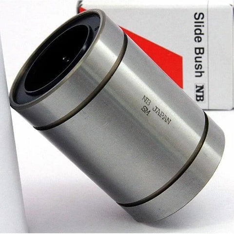 ✝️ KB12GW NB Bearing 12mm Ball Bushings Linear Motion Bearing in stainless steel for smooth motion and stable alignment, side view