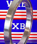 KD040XP0 Thin Section Bearing X Four-Point Contact Slim Bearing ID 4" OD 5" Width 1/2" inch side view on colorful background.