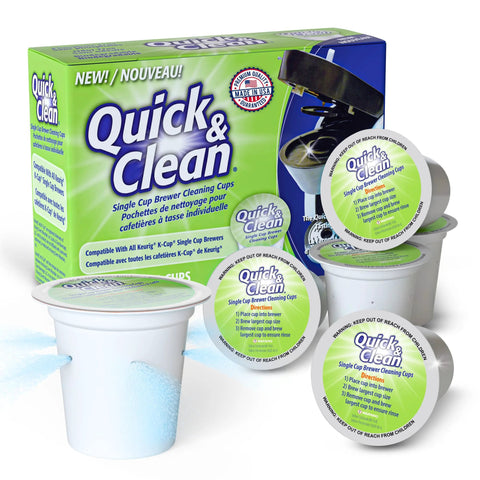6-Pack Cleaning Pods safely clear oils and residue from the brew path, restoring rich, clean flavor for 1.0 and 2.0 machines