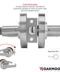 Keyed Entry Commercial Door Handle With Indicator And Locking Occupied Door Lever For Restaurants Stores Warehouses