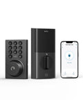 Keyless Entry Smart Lock With Built In WiFi Keypad Deadbolt For Front Door No Bridge Required Easy Installation With App Remote Control Auto Lock And Voice Control Battery Level Indicator And Secure Access Management BHMA Grade 3.