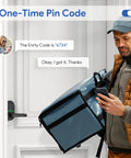 Keypad Door Lock With Handle Keyless Entry Smart Lock For Front Door Easy Installation Backlit Keypad Auto Lock Security System With Up To Twenty Access Codes Includes Two Emergency Keys Ideal For Modern Home Security