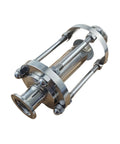 KF Sight Glass Vacuum Flange With Built In Sight Glass For KF16 KF25 KF40 KF50 Tri Clamp SS304 304 Stainless Steel, side view
