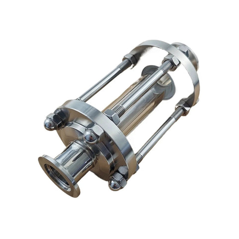 KF Sight Glass Vacuum Flange With Built In Sight Glass For KF16 KF25 KF40 KF50 Tri Clamp SS304 304 Stainless Steel, side view