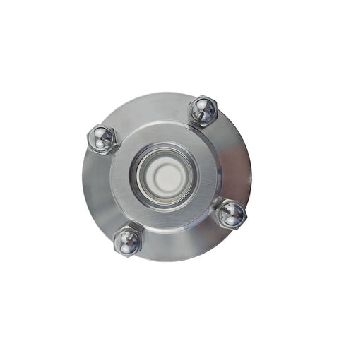 Top view of KF Sight Glass Vacuum Flange With Built In Sight Glass For KF16 KF25 KF40 KF50 Tri Clamp SS304 304 Stainless Steel