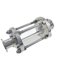 KF Sight Glass Vacuum Flange With Built In Sight Glass For KF16 KF25 KF40 KF50 Tri Clamp SS304 stainless steel side view