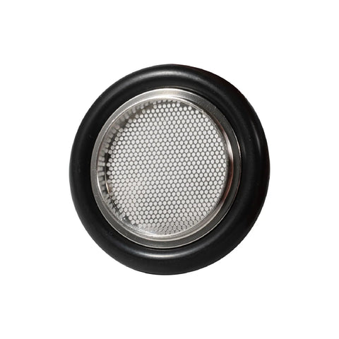 Top Notch Vacuum Flange Filter Screen Bracket For KF25 Vacuum Systems With 40 Mesh SS304 And FKM O Ring, front view