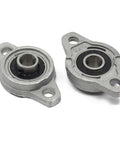 2pcs kfl000 (kfl10) id10mm mounted flange block bearings self-aligning zinc aluminum alloy support for diameter 10mm linear shaft