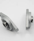 Side view of Self Aligning Flange Block Bearings KFL08 ID8mm Set Of 4 Durable Zinc Aluminum Alloy Housings for 8mm Shafts.