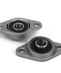 KFL08 Cylindrical Roller Bearing Flange Heavy Duty Four Pack From ZHYOHEN With Five Sixteenth Inch Bore Zinc Alloy Housing And Bearing Steel