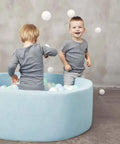 Children playing in ball pit with Ball Pits Balls 500 Count Play Plastic Balls for Ball Pits Playpen BPA-Free Crush Proof Crawling Tunnels Balls