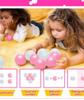 Children playing with 100 Ball Pit Balls for Kids, Plastic Balls for Ball Pit, Play Balls for Toddlers Babies, Ideal for Ball Pit, Kiddies Pool