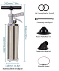 Portable High Pressure Kinetic Toilet Plunger Air Blaster Pump For Clogged Toilets Drains Bath Shower Kitchen with accessories