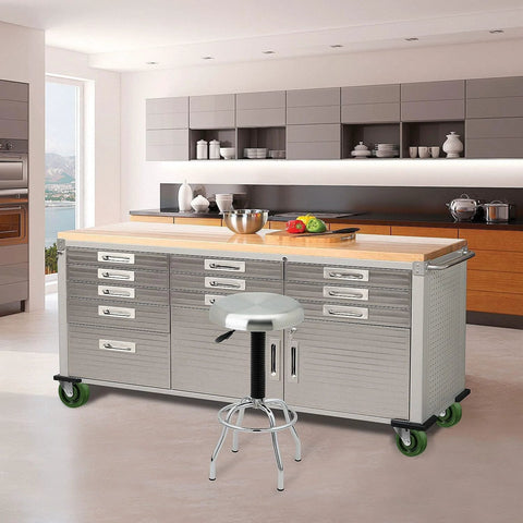 Industrial kitchen cart with 4 Inch By 1.5 Inch Heavy Duty Casters Set Of 4 With 2800 Lb Load Capacity For High Temperature Oven Racks