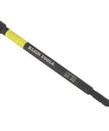 Side view of Klein Tools 5/16 inch hex size nut driver from the Six Piece SAE Magnetic Impact Nut Setter Set With Color Coded Power Nut Drivers And Extended Reach For Heavy Duty Fastening Includes 1/4 5/16 3/8 7/16 1/2 9/16 Inch Sizes Rare Earth Magnets For One Hand Driving Klein Tools 32930