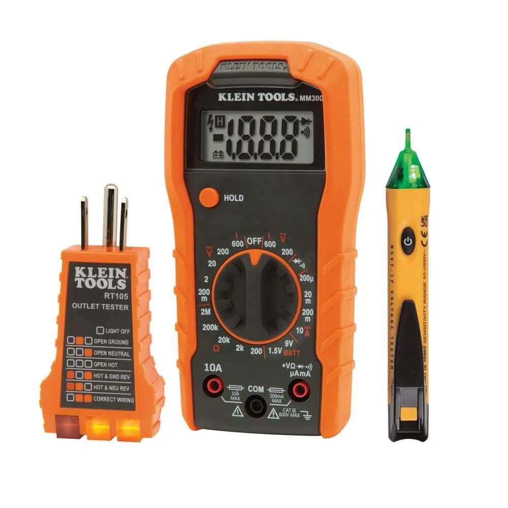 3-in-1 Electrical Test Kit: DMM, NCVT, RT105 Bundle
