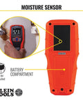 Pinless Moisture Meter for Non-Destructive Moisture Detection in Drywall, Wood, and Masonry; Detects up to 3/4-Inch Below Surface