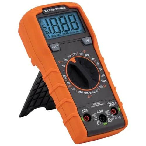 Digital Manual-Ranging 600V AC/DC Voltage Tester with display and settings, Multimeter, Tests Batteries, Current, Resistance, Diodes, and Continuity