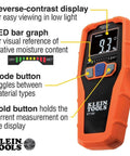 Pinless Moisture Meter for Non-Destructive Moisture Detection in Drywall, Wood, and Masonry; Detects up to 3/4-Inch Below Surface