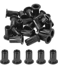 Flat Head Rivet Nuts With Knurled Body For Secure Threaded Inserts In Carbon Steel Thread Size Ten To Twenty Four Twenty Pieces