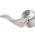Knurled Brushed Gold Dummy Door Lever For Interior Doors Anti Slip Pull Only No Turn Heavy Duty Reversible Modern Hardware