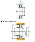 Diagram of Koyo Bearing 6913ZZ Double Shielded Deep Groove Ball Bearing 65 Mm Inner Diameter 90 Mm Outer Diameter 13 Mm Width Steel Cage