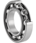 Side view of 3NC6203ZZ Koyo Ceramic Ball Bearing 17x40x12 mm, includes non-contact double shield.
