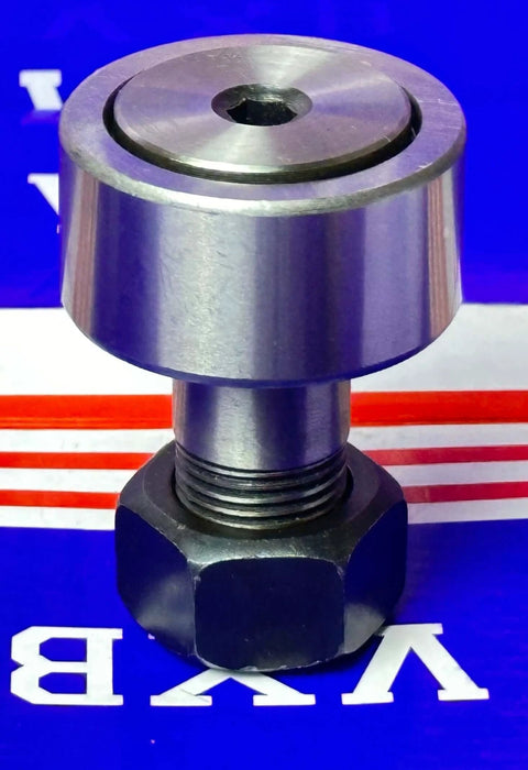 KR40 40mm Cam Follower Needle Roller Bearing front view on blue background