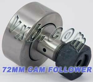 KR72 72mm Cam Follower Needle Roller Bearing - VXB Ball Bearings