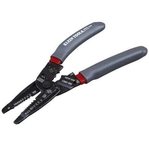 Kurve Wire Stripper Crimper Cutter Multi Tool For 10-26 AWG Solid And 12-28 AWG Stranded Wire with reinforced head, side view
