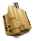 Kydex Concealment Holster For FN 5.7 MRD MK3 With Light And Laser, Tan Color, Inside/Outside Waistband Carry, Veteran Made USA