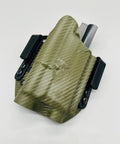 Kydex Concealment Holster For FN 5.7 MRD MK3 With Light And Laser Bearing, Inside The Waistband Or Outside, Nestor Series, Olive Color