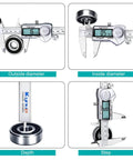 Digital Caliper Caliper Measuring Tool Outside Micrometer Vernier Dial Caliper 6 Inch Caliper DIY Tool with LCD screen showing dimensions
