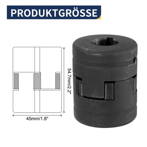 Three Quarter Inch L Jaw Flexible Coupling Set With Buna NBR Spider For Torque Transmission And Shock Absorption