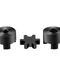 1/2" to 3/4" L075 Flexible 3-Piece L-Jaw Coupling Coupler Set & Rubber Spider for Log Wood Splitter Hybrid Equipment