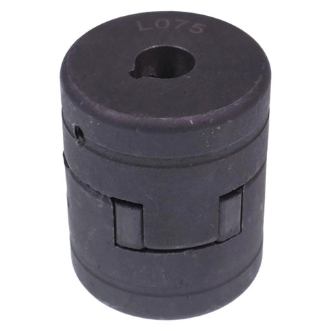 L075 L Jaw 3 Piece Coupling Set For Log Splitters And Hydraulic Equipment With Two Hubs And NBR Insert HT250 Steel