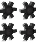 L075 Flexible NBR Rubber Spider Center Insert, 4 Pack Solid Coupling Pad Bumper Spider Center Inserts for L075 L Jaw Coupling Set