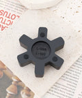 2 Pack L099 L100 Jaw Coupling Inserts For Lovejoy Martin Browning NBR Rubber Spider Black on textured surface