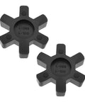 2 Pack L099 L100 Jaw Coupling Inserts For Lovejoy Martin Browning NBR Rubber Spider Black Built To Last Replacement Parts