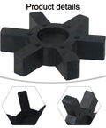 L190 Spider Insert for L-Jaw Coupling Flexible 113mm Diameter 22mm Thick Urethane Rubber Spider Reduces Vibration