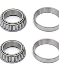L68149 L68111 Tapered Roller Bearing Cup and Cone Set SET17, Set of 2 showing chrome steel construction and design