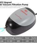 Lab Vacuum Filtration Pump For Fast Liquid Filtration, Pro Grade Vacuum Pump with rust-proof housing and 2023 upgrades